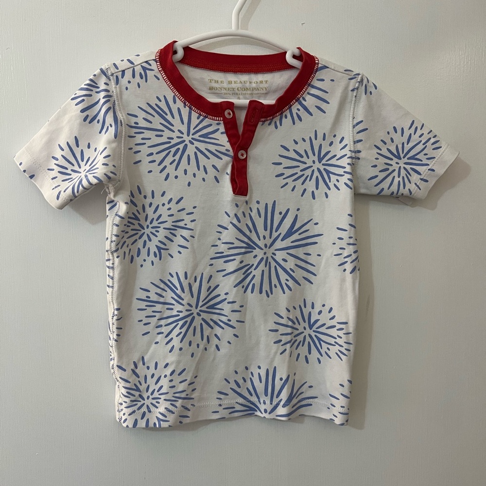 TBBC Fireworks Pajama Top